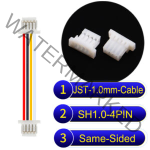 JST SH1.0 4Pin Same-Side-Head Cable