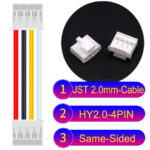 JST HY2.0mm 4-Pin Same-Side-Head 22AWG PVC Cable