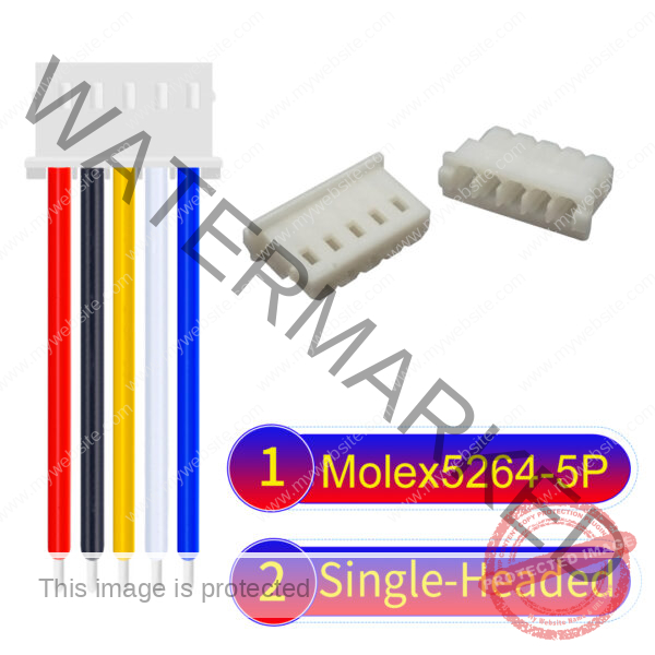 Molex KK 2.54mm MX5264 5Pin Single-Headed Cable