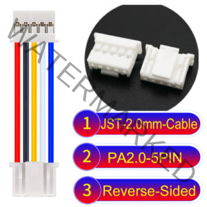 JST PA2.0 5Pin Reverse-Side-Head Cable