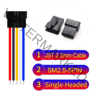 JST 2.5mm SM2.54 5Pin Female Single-Headed Cable