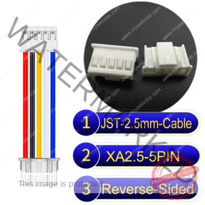 JST 2.5mm XA 5Pin Reverse-Side-Head Cable