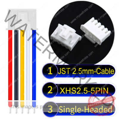 JST XHS2.5 with Belt Lock 5Pin Single-Headed Cable