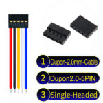 Dupont 2.0mm 5Pin Single-Headed Cable