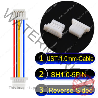 JST SH1.0 5Pin Reverse-Side-Head Cable