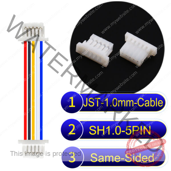 JST SH1.0 5Pin Same-Side-Head Cable