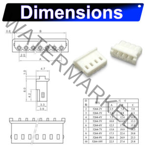 Molex MX5264 kk2.54mm housing 2P 3P 4P 5P 6P 7P 8P 9P 10P 12P