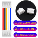 JST HY2.0mm 5-Pin Same-Side-Head 22AWG PVC Cable