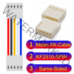 Molex KK-Cable KF2510 5-Pin Same-Side-Head PVC Cable