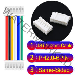 JST 2.0mm PH2.0 6Pin Same-Side-Head Cable