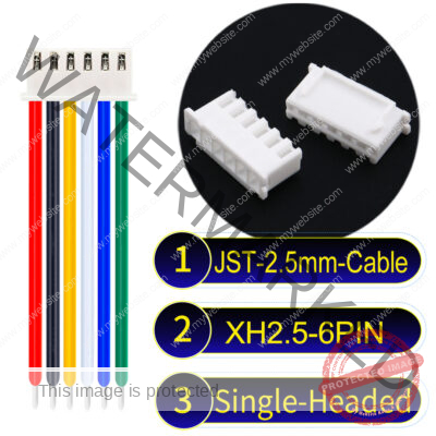 JST XH 6Pin Single-Headed Cable