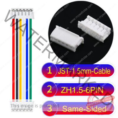 JST ZH1.5 6Pin Same-Side-Head Cable