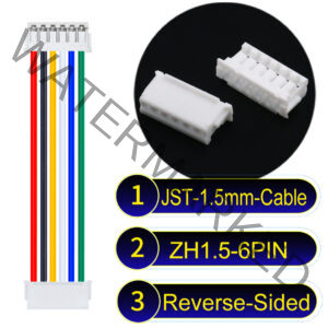 JST ZH1.5 6Pin Reverse-Side-Head Cable