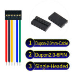 Dupont 2.0mm 6Pin Single-Headed Cable