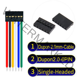 Dupont 2.0mm 6Pin Single-Headed Cable