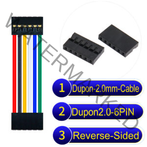 Dupont 2.0mm 6Pin Reverse-Side-Head Cable