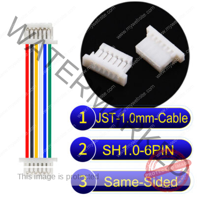 JST SH1.0 6Pin Same-Side-Head Cable