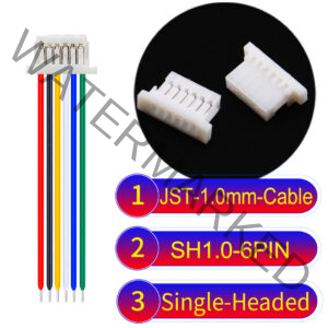 JST SH1.0 6Pin Single-Headed Cable