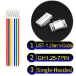 JST GH1.25mm 7-Pin Single-Headed 28AWG PVC Cable