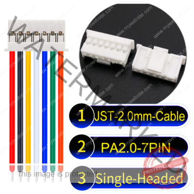 JST PA2.0 7Pin Single-Headed Cable