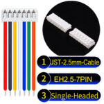 JST EH2.5 7-Pin Single-Headed 2.5mm PVC Cable