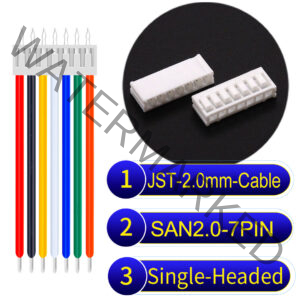 JST 2.0mm SAN2.0 7Pin Single-Headed Cable