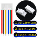 JST XHS2.5 with Belt Lock 7Pin Single-Headed Cable