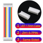 JST ZH1.5 7Pin Same-Side-Head Cable