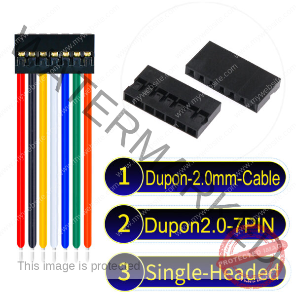 Dupont 2.0mm 7Pin Single-Headed Cable