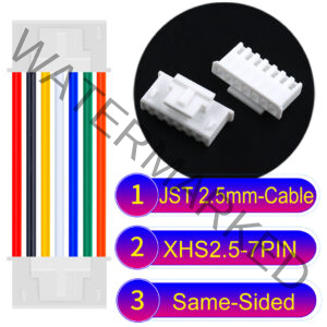 JST XHS2.5 with Belt Lock 7Pin Same-Side-Head Cable