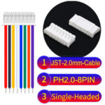 JST PH2.0 8Pin Single-Headed Cable