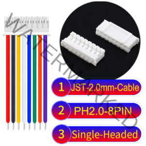 JST PH2.0 8Pin Single-Headed Cable