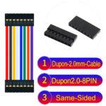 Dupont 2.0mm 8Pin Same-Side-Head Cable