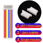 JST SH1.0 8Pin Single-Headed Cable