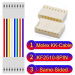 Molex KK-Cable KF2510 8-Pin Same-Side-Head PVC Cable
