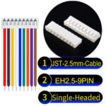 JST EH2.5 9-Pin Single-Headed 2.5mm PVC Cable