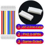 JST 2.0mm PH2.0 9Pin Same-Side-Head Cable