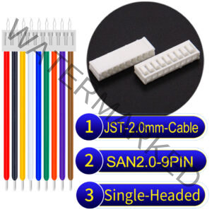 JST 2.0mm SAN2.0 9Pin Single-Headed Cable