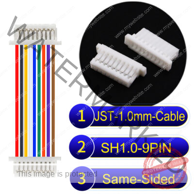 JST SH1.0 9Pin Same-Side-Head Cable