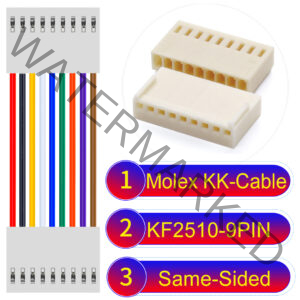 Molex KK-Cable KF2510 9-Pin Same-Side-Head PVC Cable