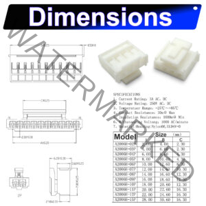 JST HYR2.0 2.0mm housing 2P 3P 4P 5P 6P 7P 8P 9P 10P 12P