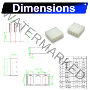 Molex KK3.96 3.96mm housing 2P 3P 4P 5P 6P 7P 8P 9P 10P 12P