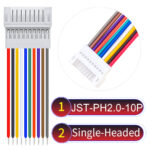 JST PH2.0 10Pin Female Single-Headed Cable