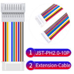 JST 2.0mm PH2.0 10Pin Male Female Extension Cable