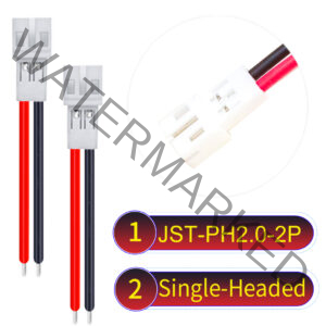 JST PH2.0 2Pin Female Single-Headed Cable