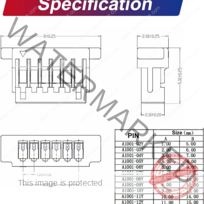 JST SHR1.0 1.0mm housing 2P 3P 4P 5P 6P 7P 8P 9P 10P 12P