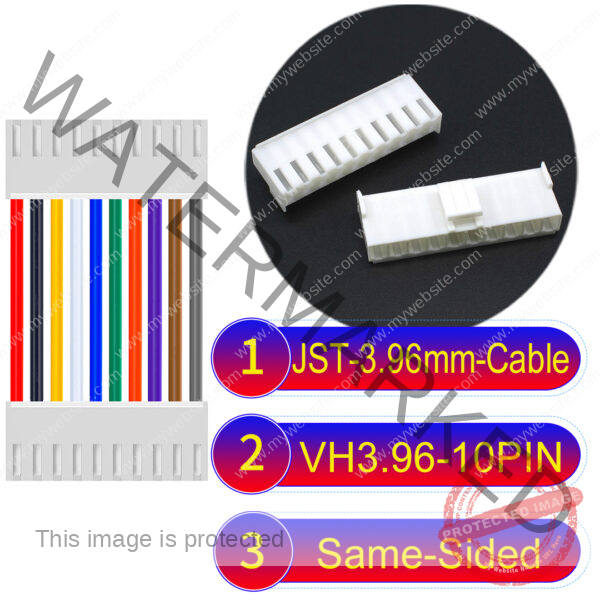 JST VH 10Pin Same-Side-Head Cable