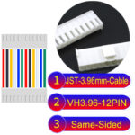 JST VH 12Pin Same-Side-Head Cable