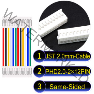 JST PHD2.0 2×12Pin Dual Row Same-Side-Head Cable