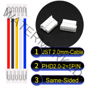 JST PHD2.0 2×5Pin Dual Row Same-Side-Head Cable